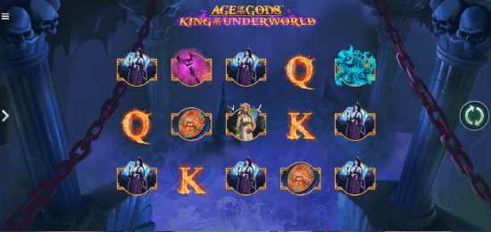 Age of the Gods: King of the Underworld Slot Gameplay