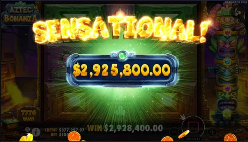 Aztec Bonanza Slot Big Win