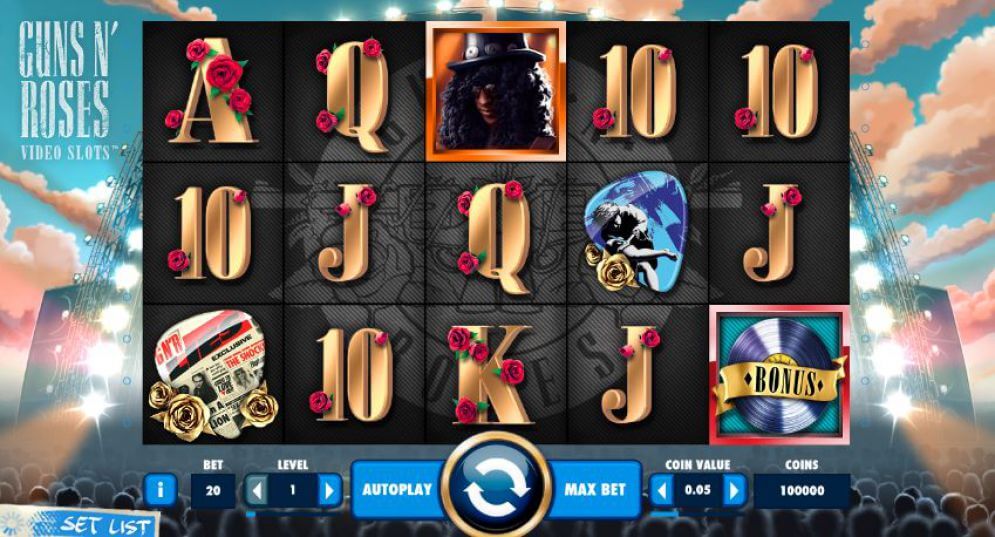 Guns N Roses Slot Bonus