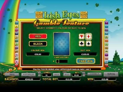 Irish Eyes Slot Bonus