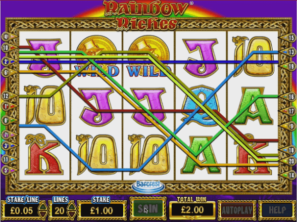 Rainbow Riches Slot Bonus