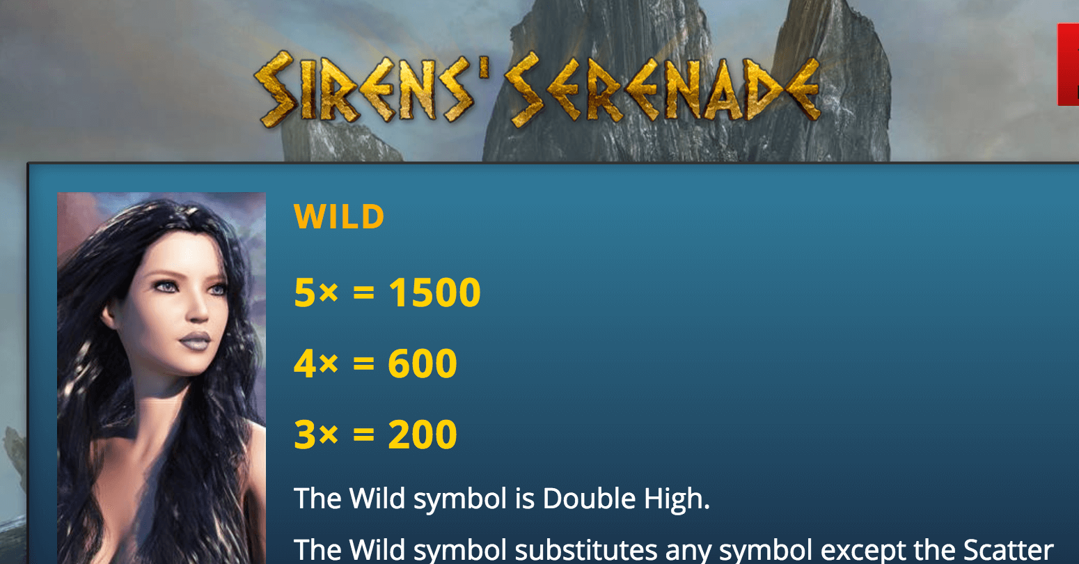 Sirens Serenade Slot Bonus