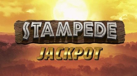 Stampede Jackpot Slot Logo Bonanza Slots