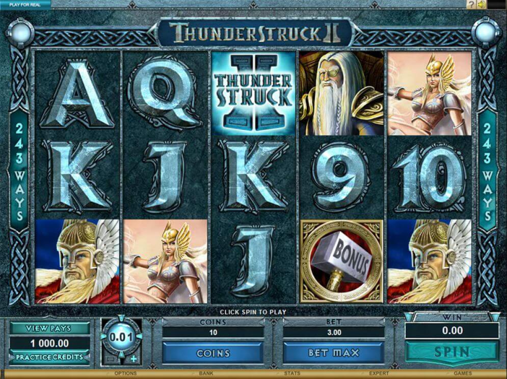 Thunderstruck 2 Slot Gameplay