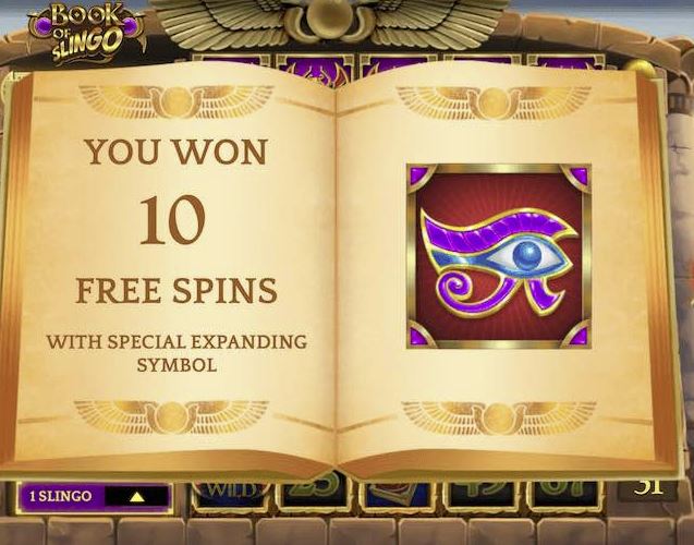 Book of Slingo Slot Bonus Features