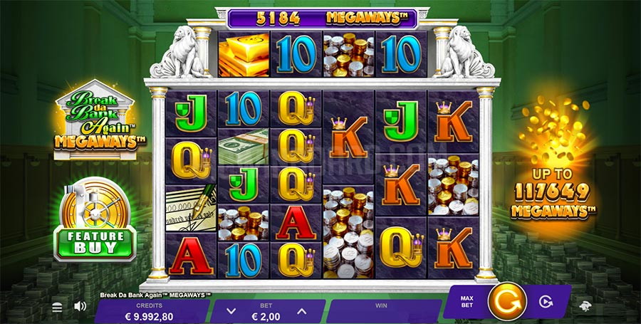 Break da bank Again Megaways Slot Gameplay