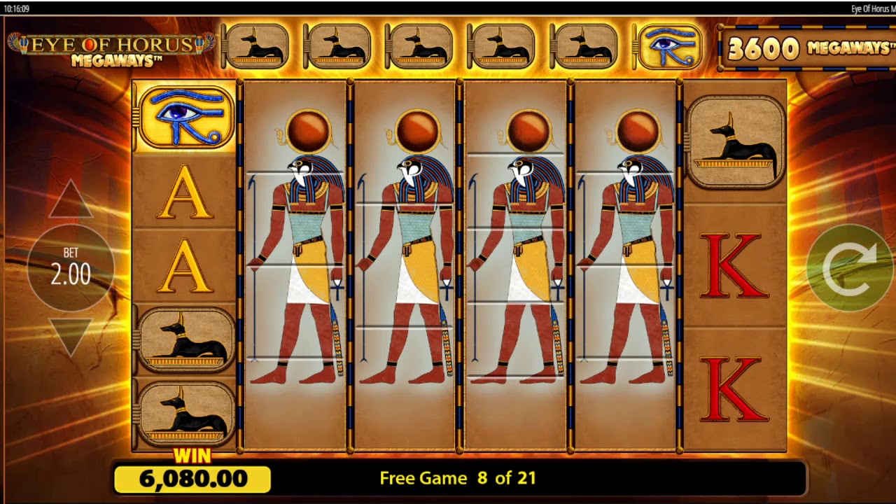 Eye of Horus Megaways Slot Free Game