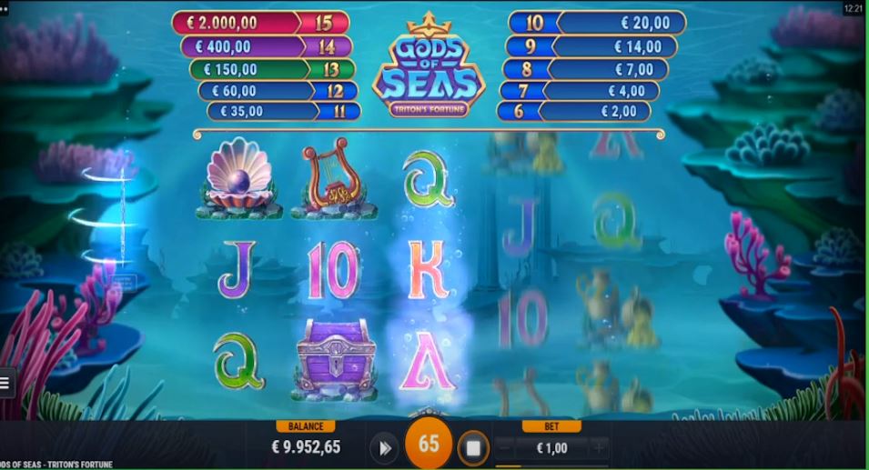 Gods of Seas Tritons Fortune Slot Gameplay