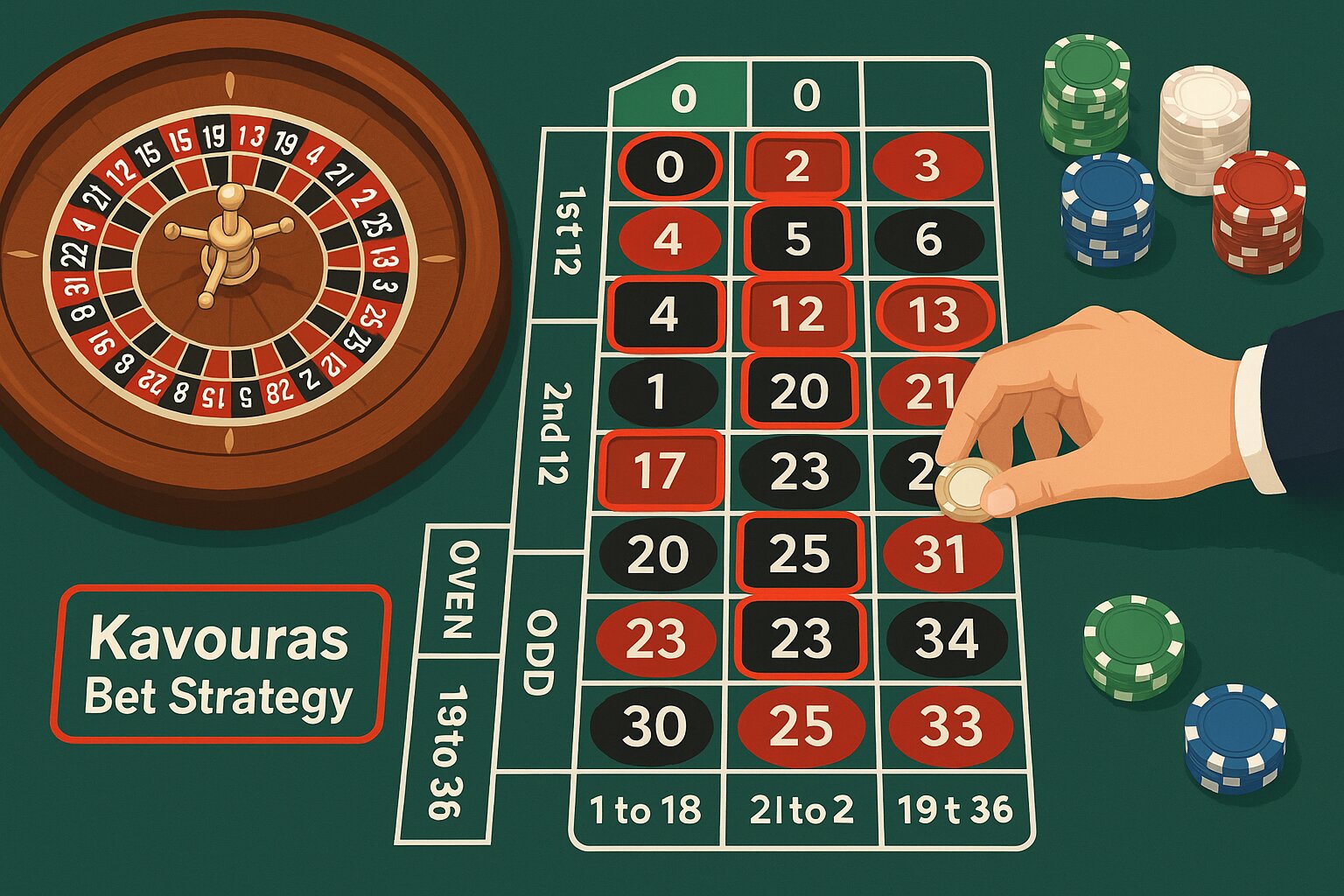 Kavouras Bet Strategy for Roulette: How the System Works Explained