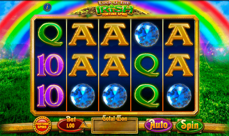Luck O the Irish Fortune Spins Slot Gameplay
