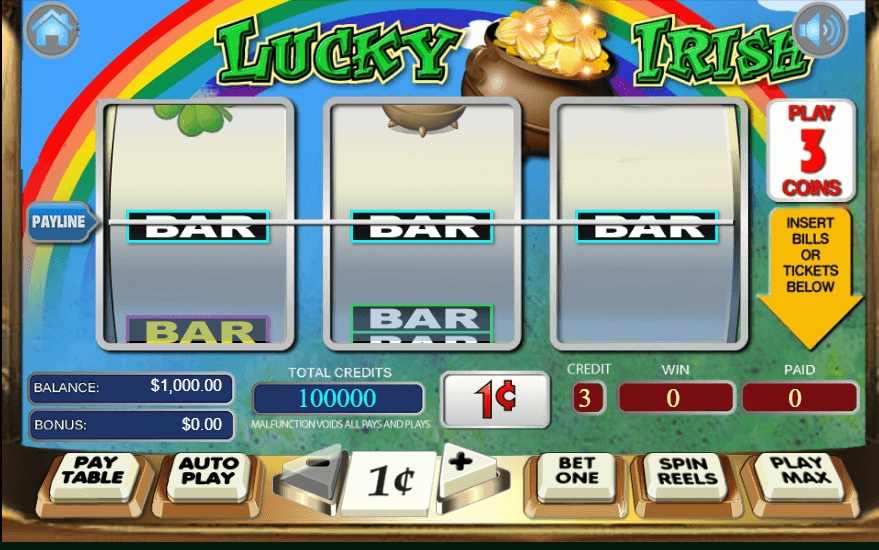 Lucky Irish Slot Bonus