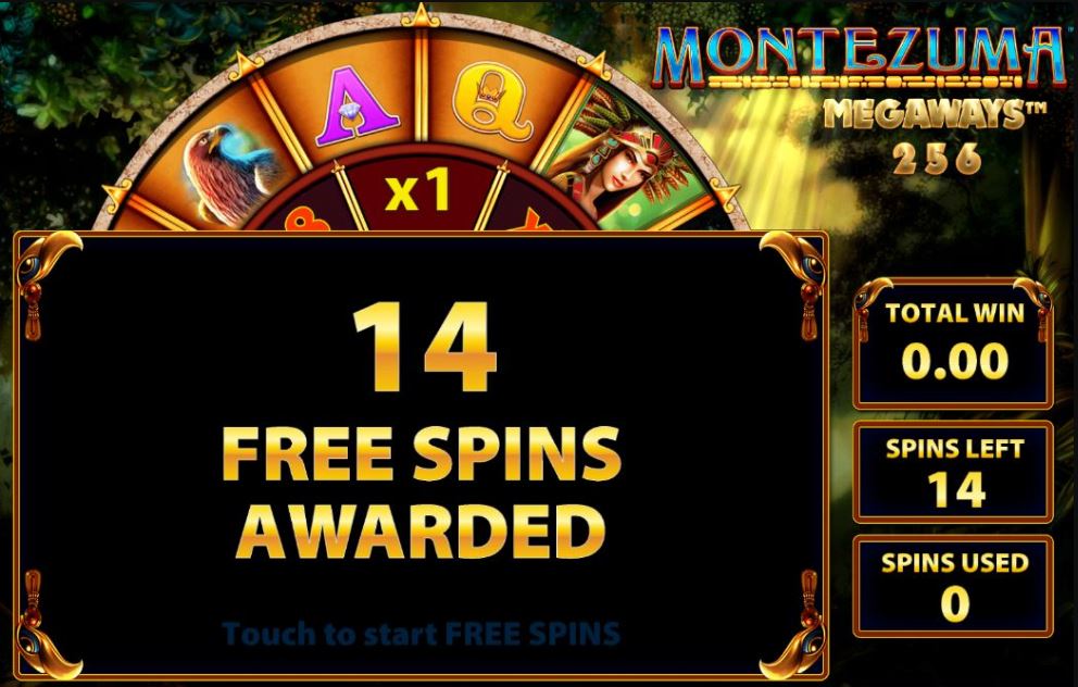 Montezuma Megaways Slot Free Spins