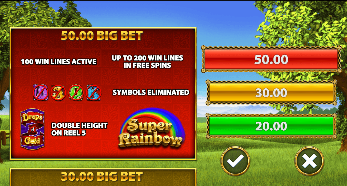 Rainbow Riches Drops of Gold Gameplay