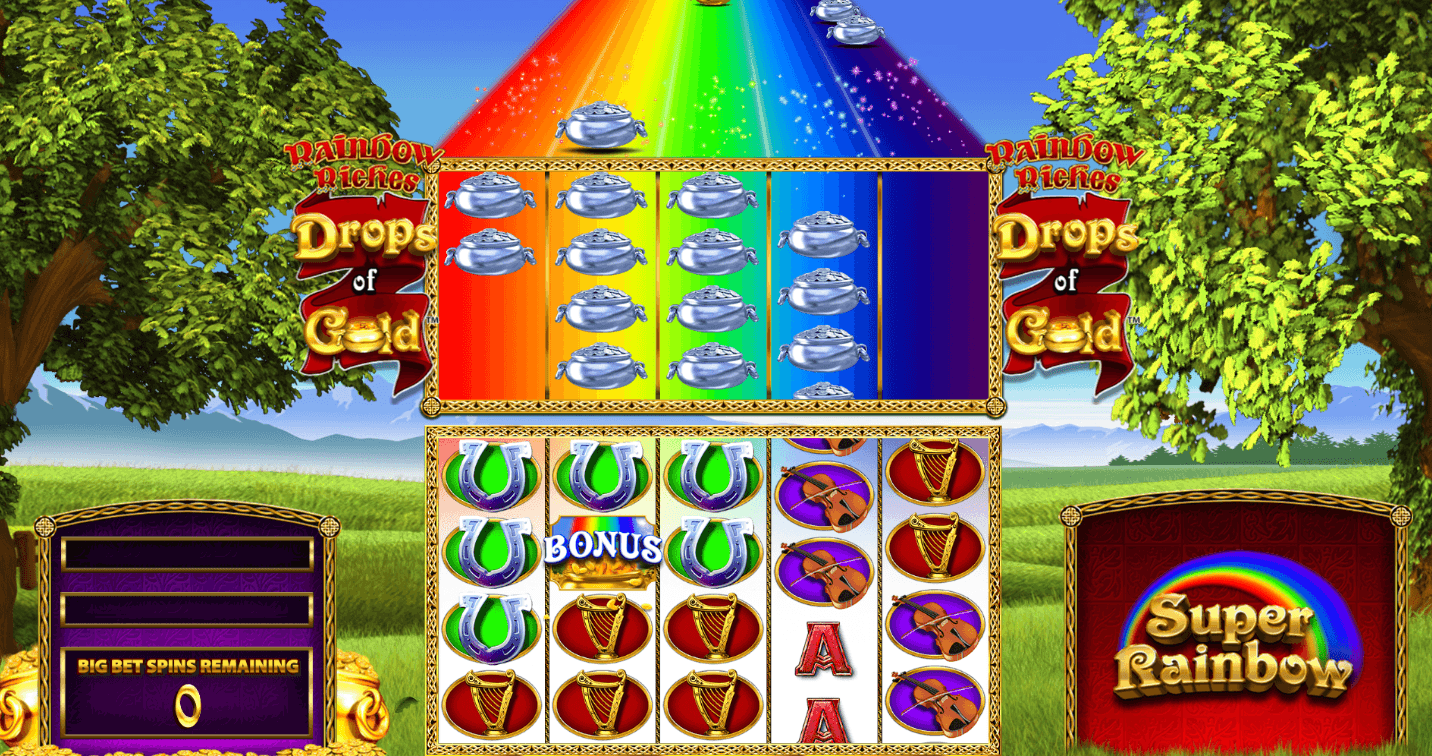 Rainbow Riches Drops of Gold Reels