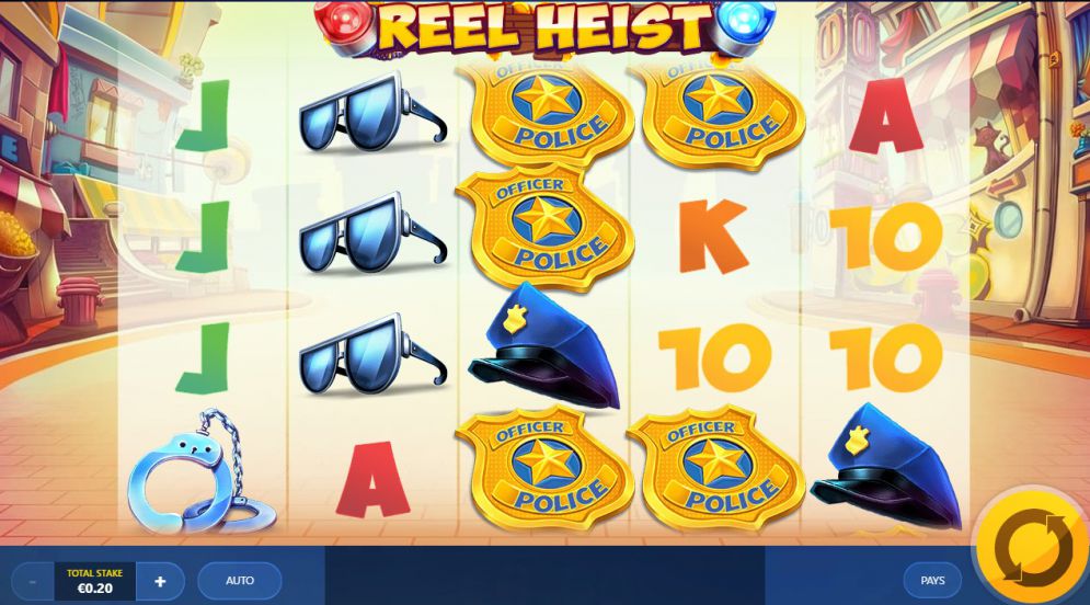 Reel Heist Slot Gameplay