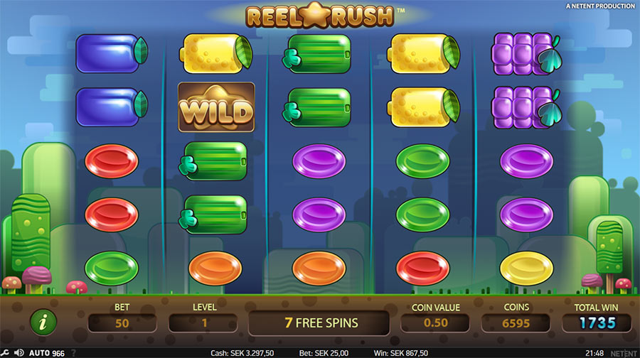 Reel Rush Slots Reels