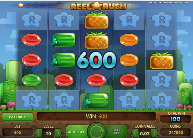 Reel Rush Slot Gameplay