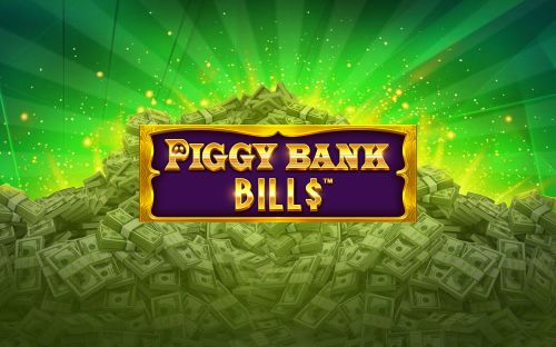 Piggy Bank Bills Slot Logo Bonanza Slots