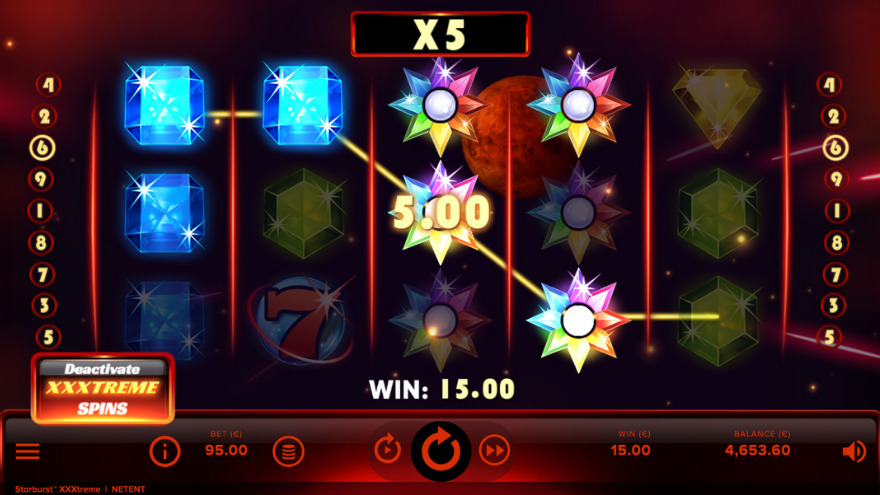 Starburst XXXtreme Slot Win