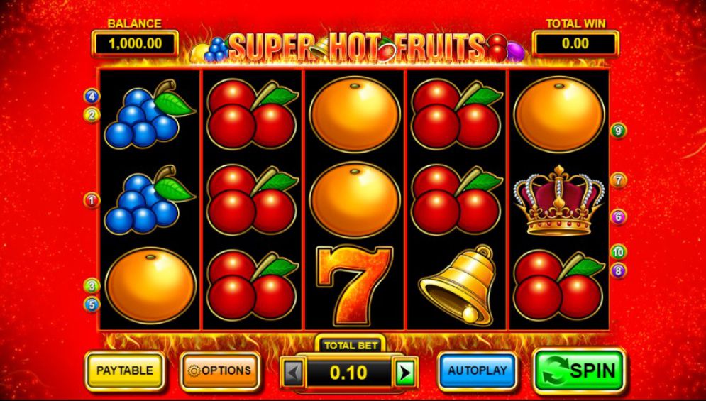 Super Hot Fruits Slot Gameplay