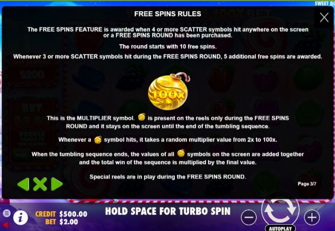 Sweet Bonanza Xmas Slot Free Spins
